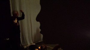 Minha silhueta atenta a Fabrizio Montecchi (diretor Teatro Gioco Vita)