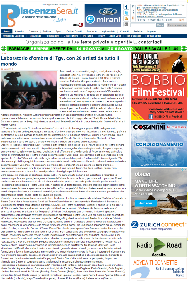 Jornal de Piacenza - Itália